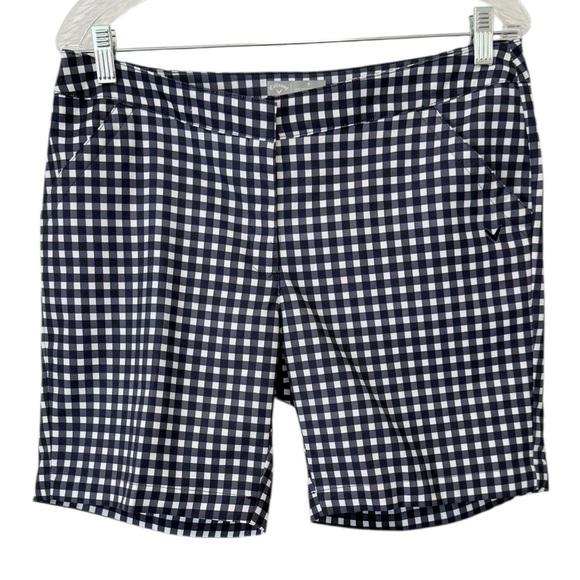 Callaway Pants - Callaway | Opti-Dr Golf Mid Rise Gingham Checkered Pattern Shorts Pockets Size 8